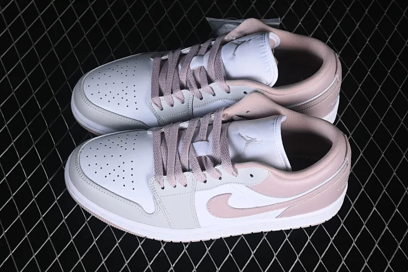 All categories Air Jordan Jordan series basketball shoes Air Jordan 1 Low Air Jordan 1 Low AJ1 Joe 1 rice white powder low-top cultural casual sneakers DC0774-606